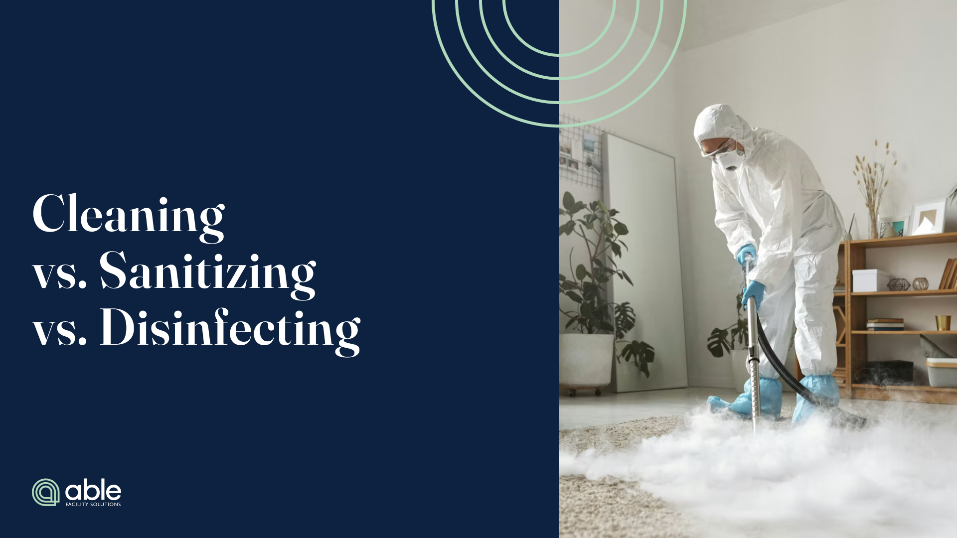 Cleaning vs. sanitizing vs. disinfecting: the technical hierarchy