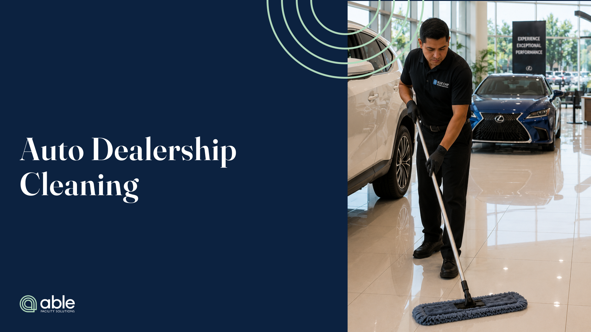 Auto Dealership Cleaning: Showroom, Service Bay, and Customer-Area Standards