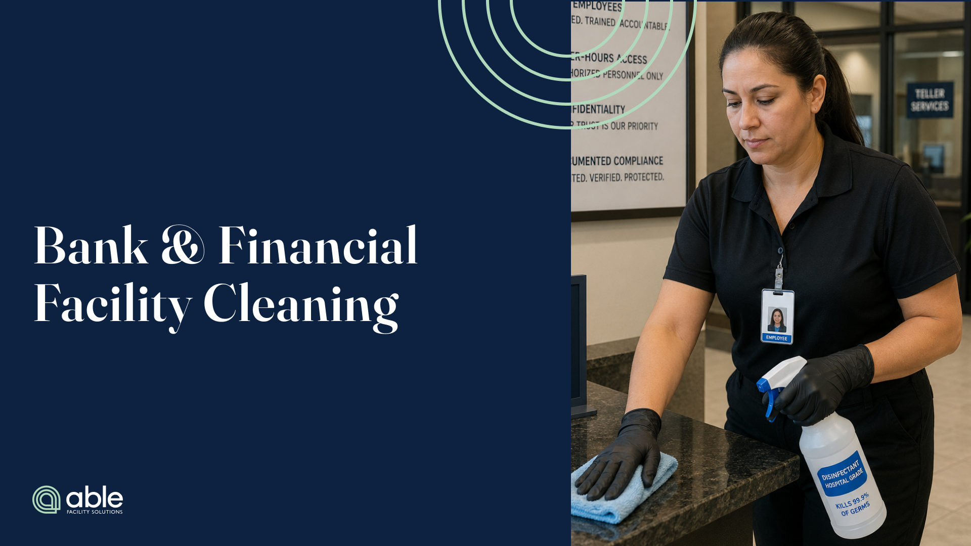 Bank & Financial Facility Cleaning: Security, Confidentiality, and After-Hours Access