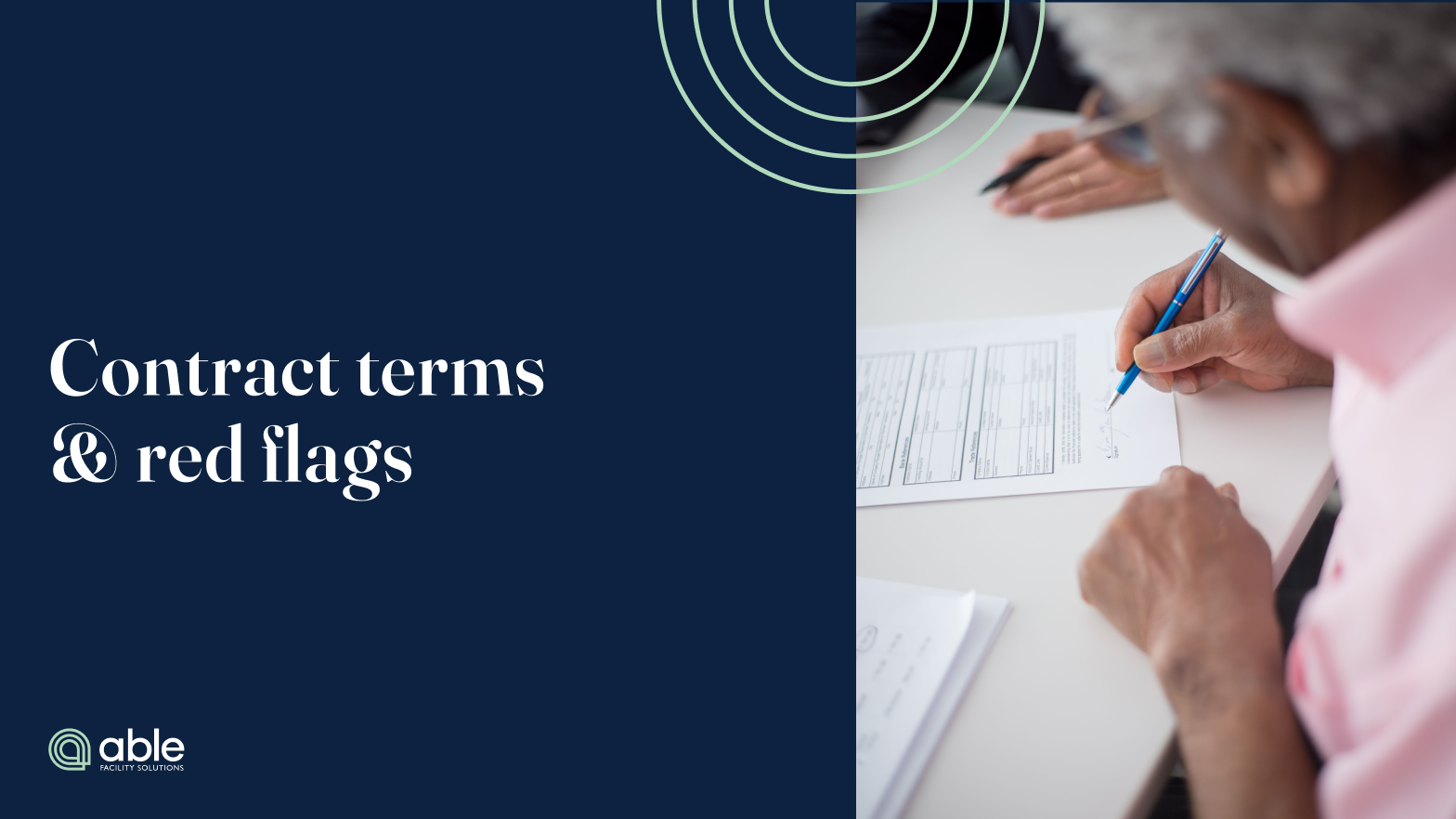 Reading the fine print before signing, where a contract's liability boundaries are set.
