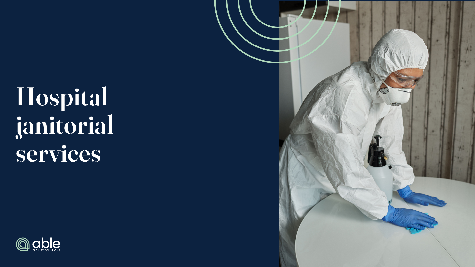 Blog header for “How to Select Hospital Janitorial Services: Compliance, Training, and Disinfection Standards.”