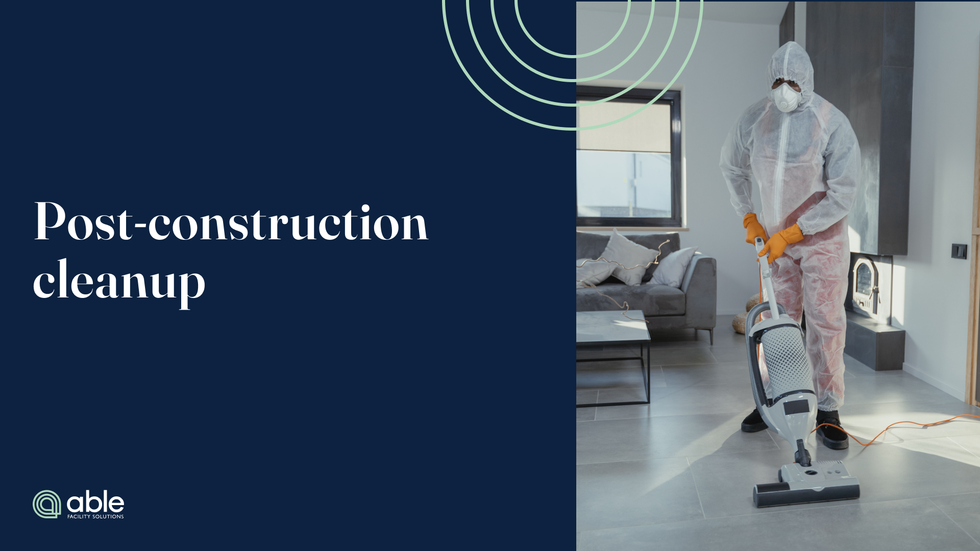 Blog header for “Post-Construction Cleanup Services: Transitioning New Commercial Developments to Retail Readiness.”